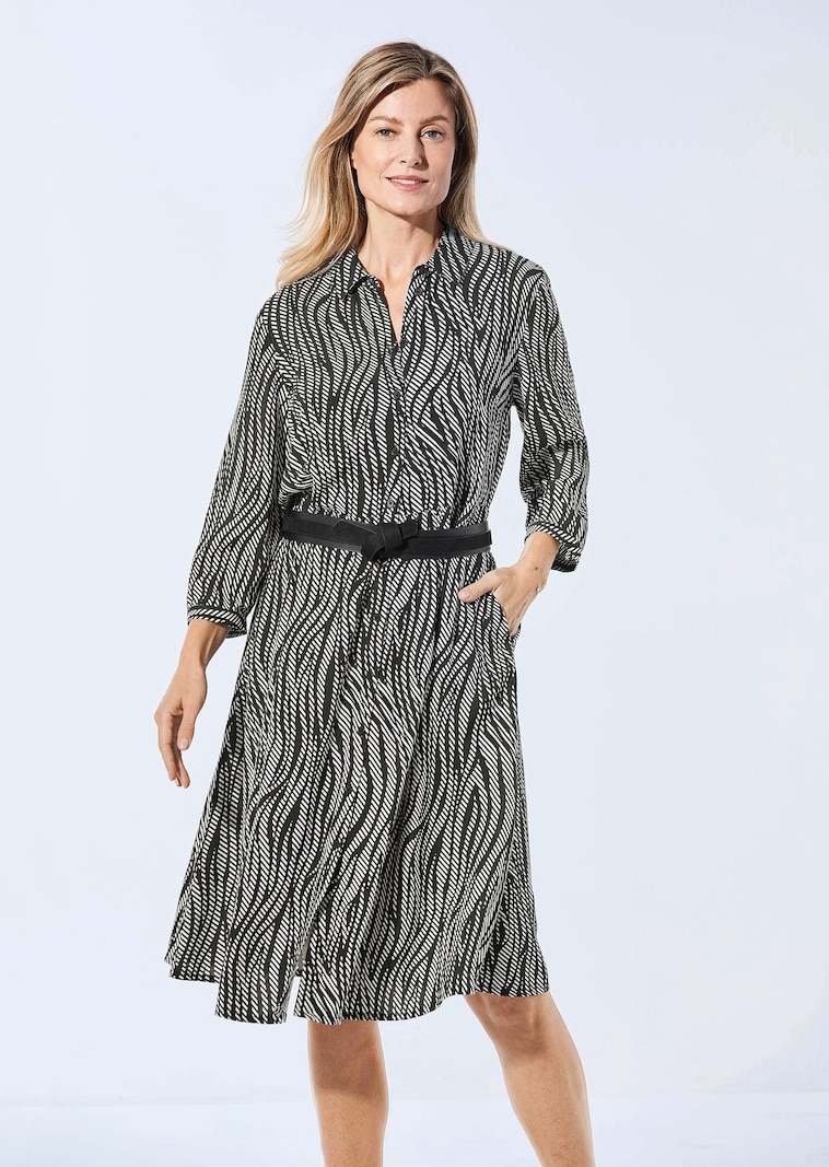 Blusenkleid mit Hemdkragen
