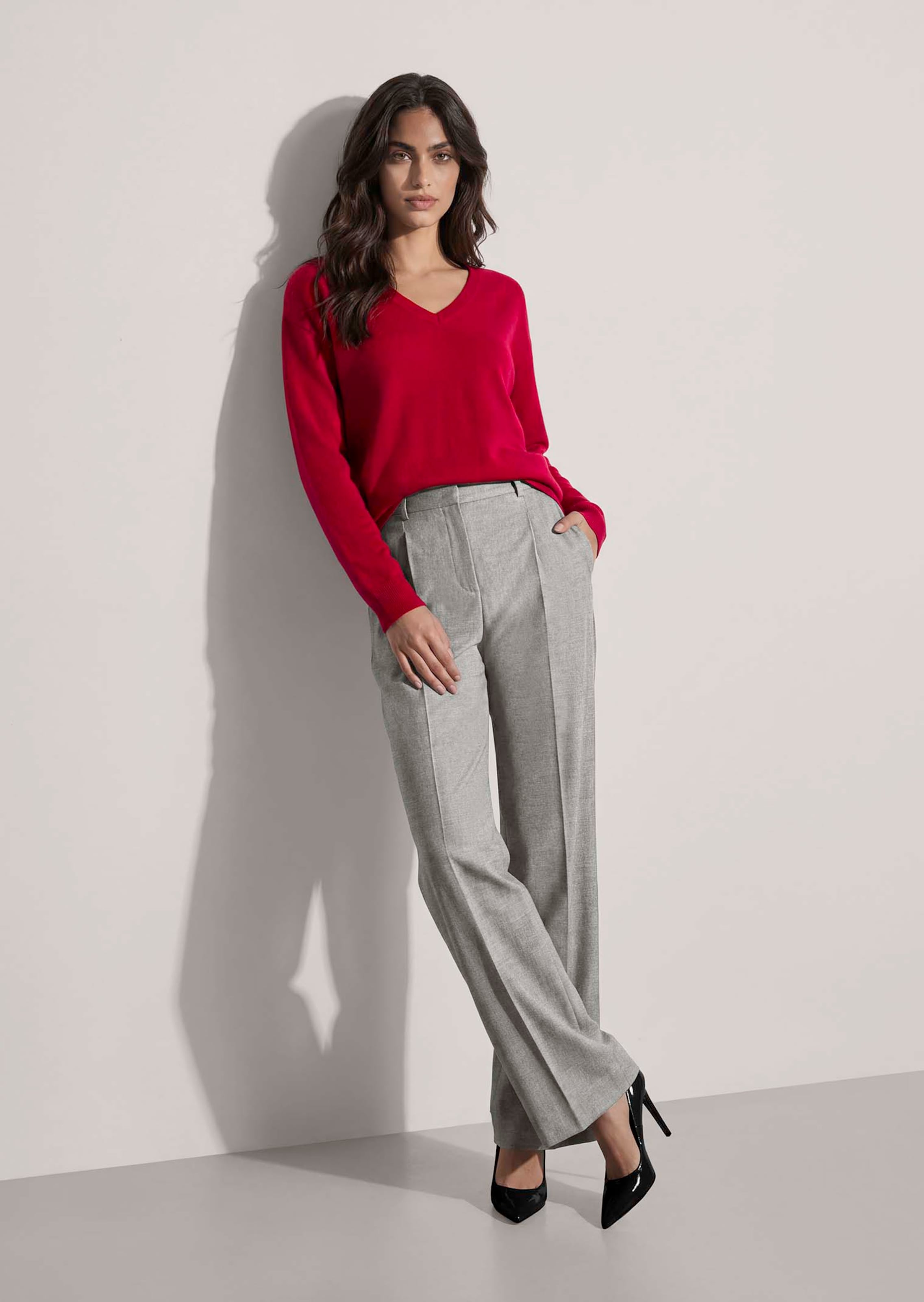 Trui met V-hals, van Good Cashmere