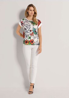 Rundhals-Shirt mit Unikat-Print thumbnail 3