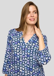 Blouse à enfiler en pure viscose légère et flottante thumbnail 4