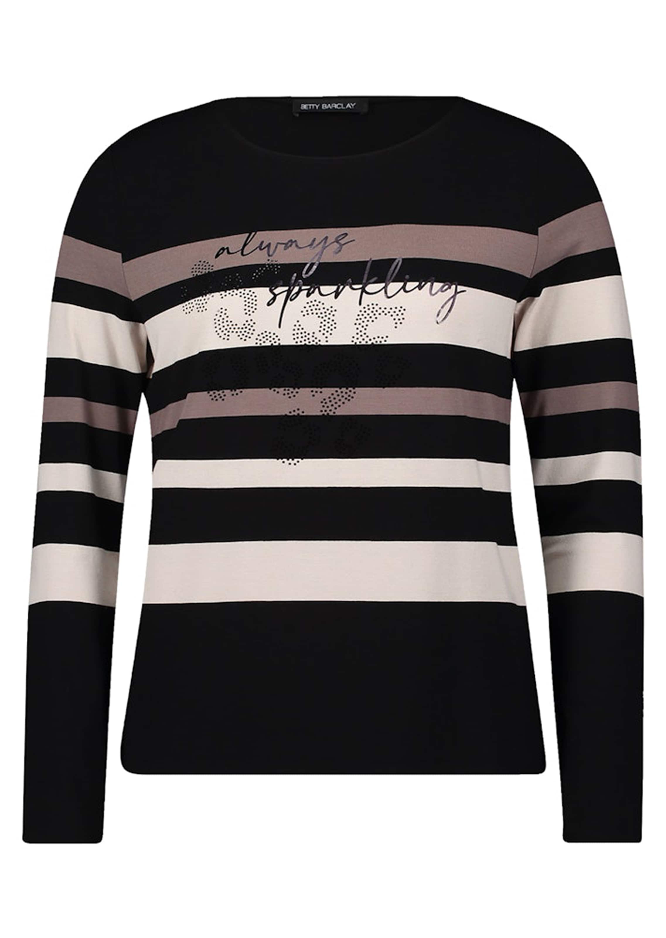 Jersey-Shirt mit Glitzersteinen