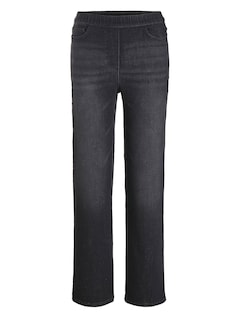 Jeansschlupfhose VERA mit weitem Bein thumbnail 6