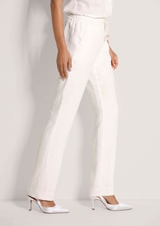 Pantalon en lin avec passant tunnel thumbnail 5