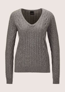 Pull en cachemire à col en V thumbnail 7