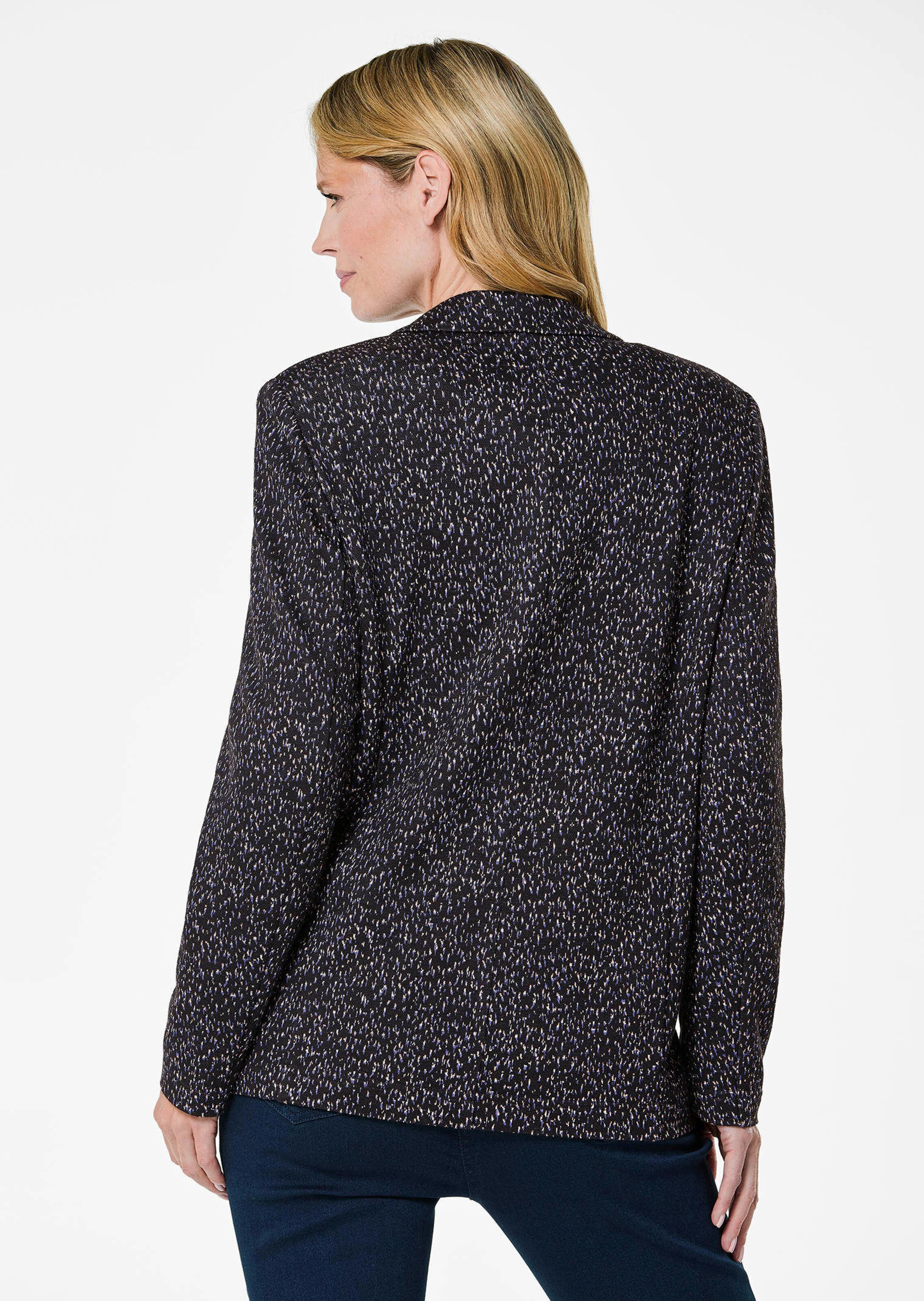 Blazer mit Multicolor Allover-Druck thumbnail 3