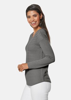 Oversize-Pullover mit Flechtmuster thumbnail 5