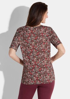 Jersey-Shirt mit Millefleurs-Print thumbnail 2