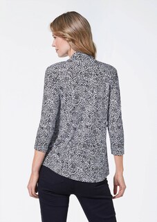 Bequeme Jersey-Bluse mit Blumenmuster thumbnail 3