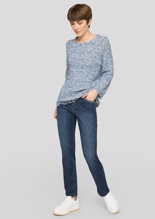 Tricot pullover van effectgaren met pailletten thumbnail 2