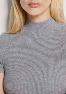 Strickpullover mit Kurzarm thumbnail 6
