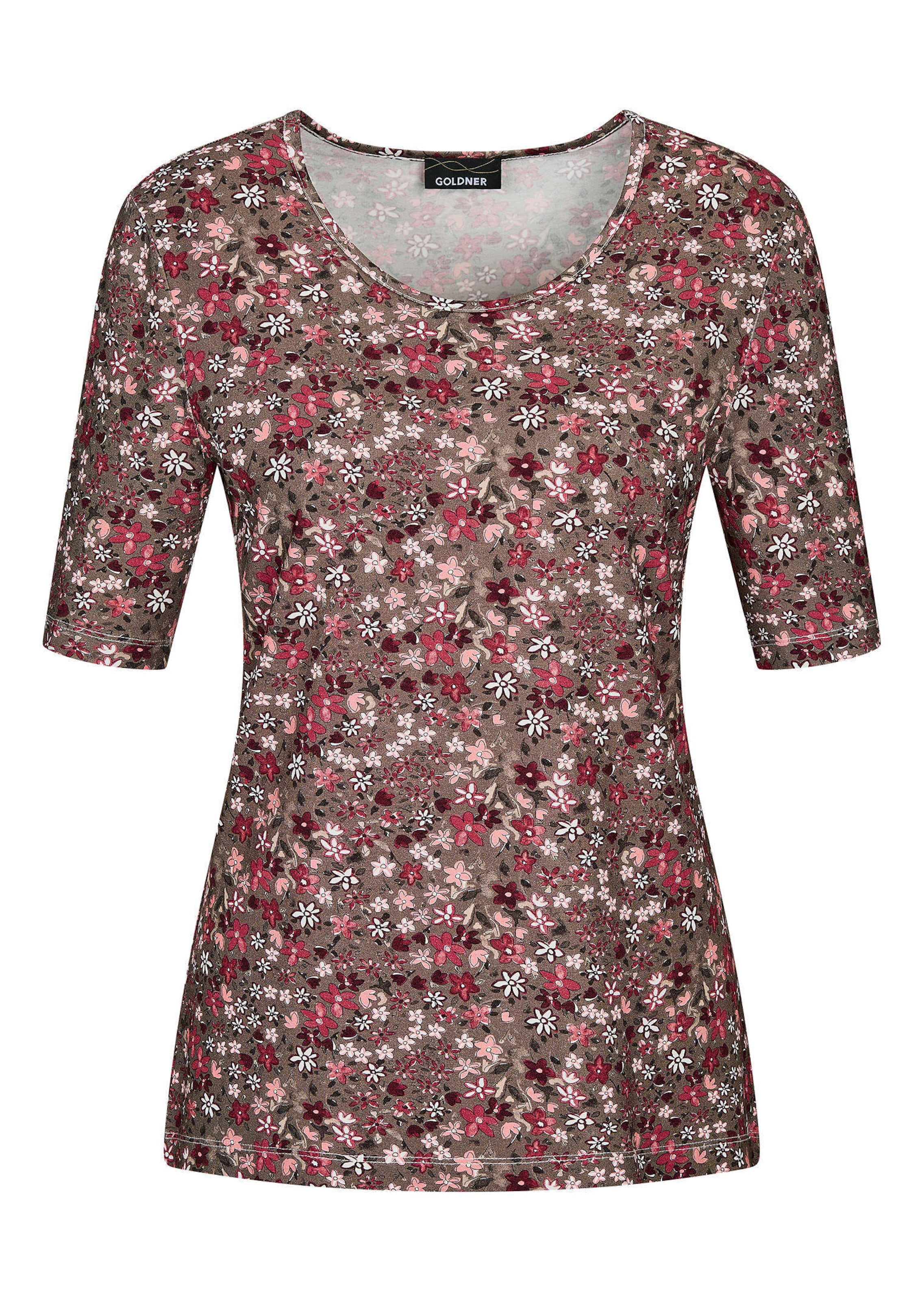 Jersey-Shirt mit Millefleurs-Print
