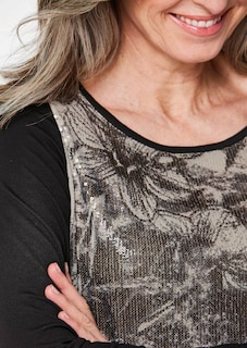 Langarmshirt mit Pailletten thumbnail 5