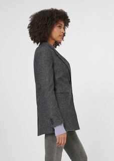 Langer Tweed-Blazer thumbnail 5
