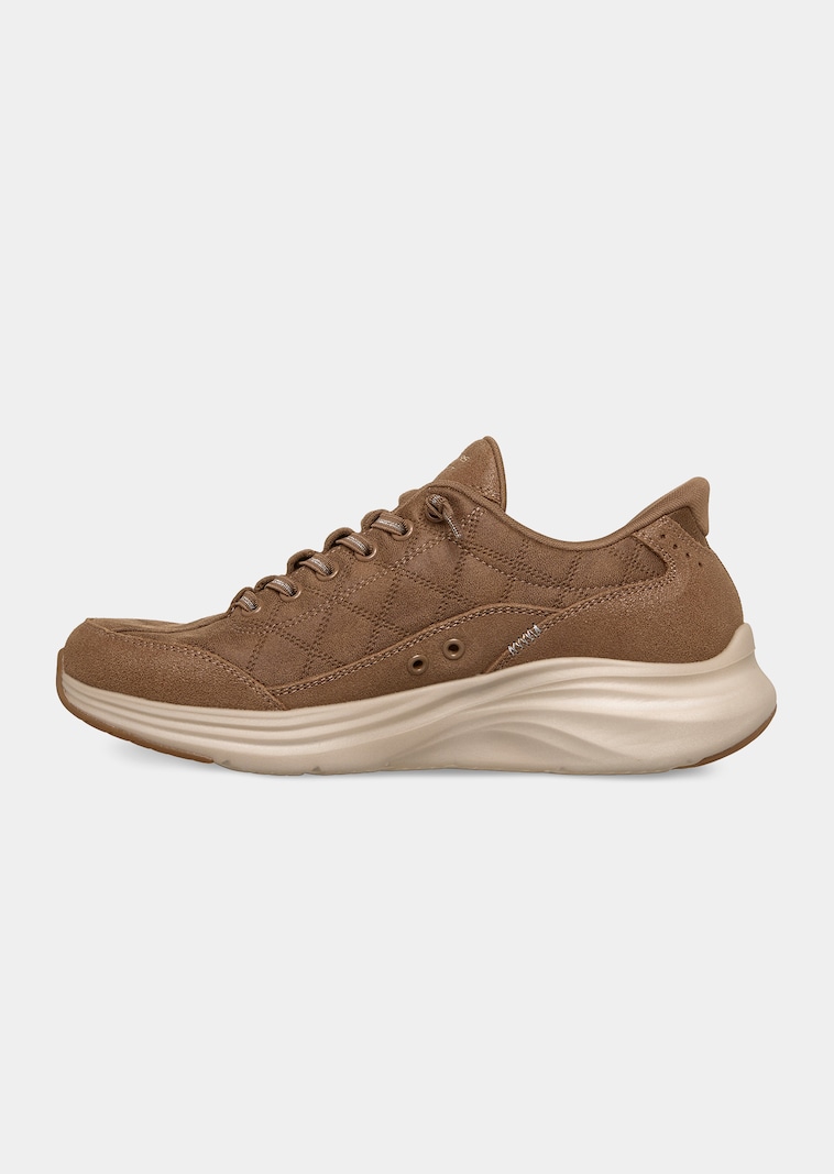 Sneaker mit sportivem Rautenstepp