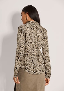 Hemdbluse mit Leo-Print thumbnail 4