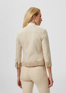 Jeansjacke mit Spitze thumbnail 4
