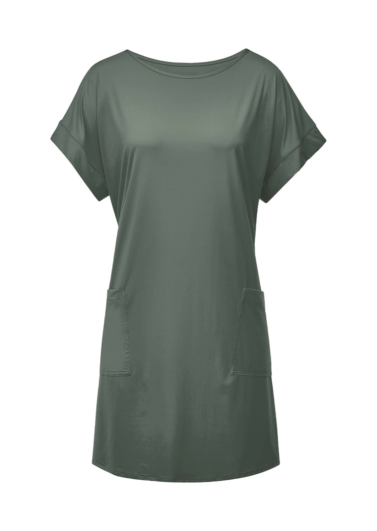 Robe de plage en matière fonctionnelle lisse