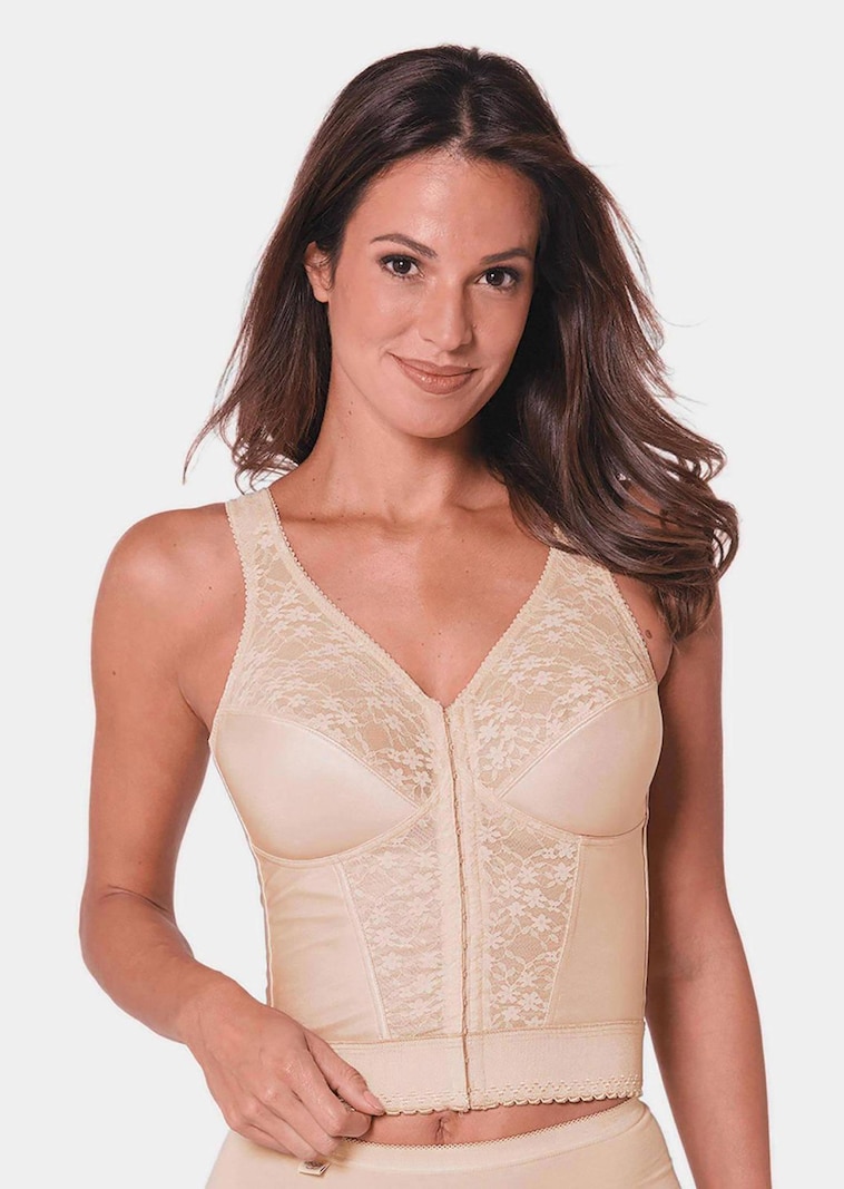 Bustier long avec fermeture Ă l'avant