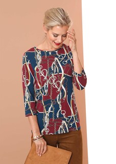 Kombistarkes Shirt mit modischem Versailles-Druck thumbnail 2