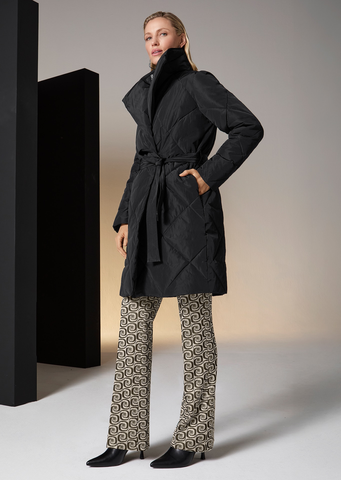 Pantalon en jersey avec motif rétro
