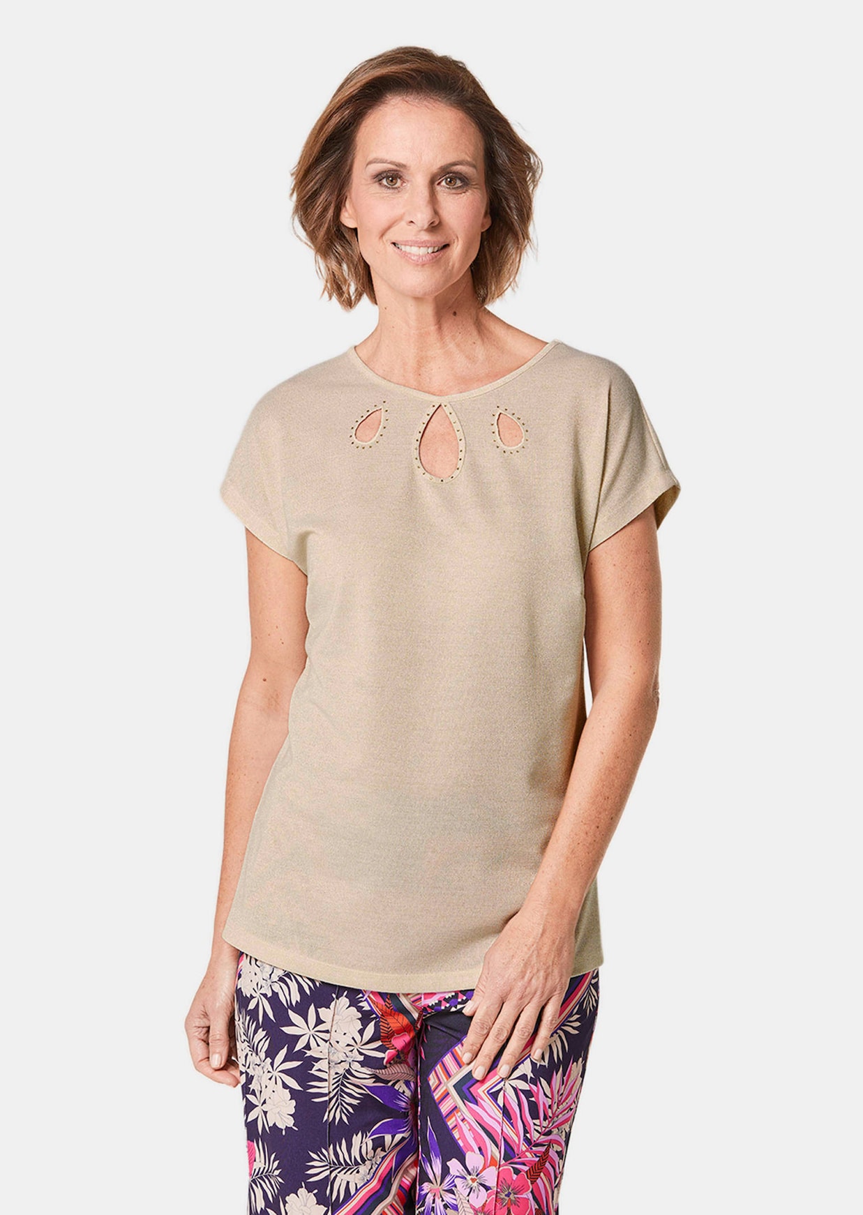 T-shirt élégant avec fils brillants