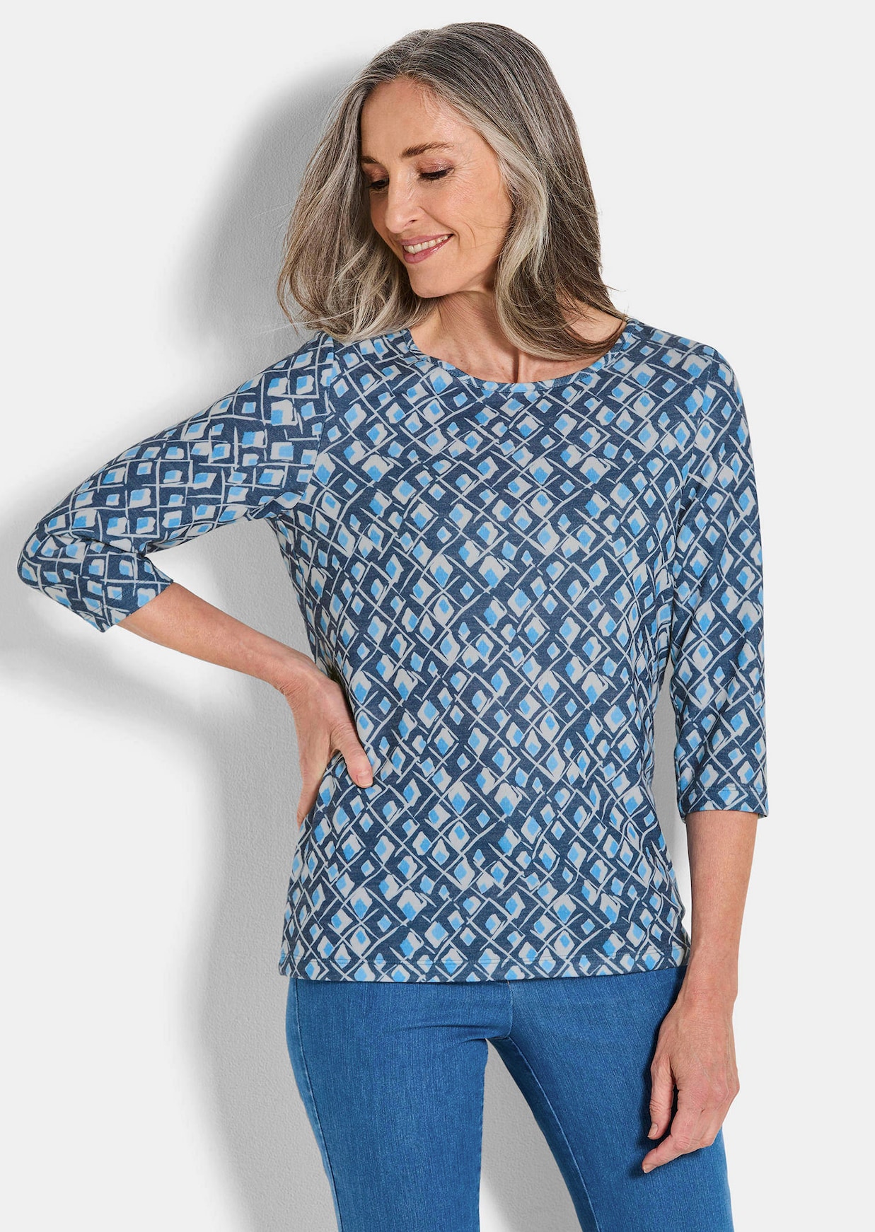 T-shirt en jersey duveteux