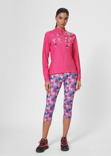 Radjacke mit Blätter-Foilprint thumbnail 3