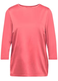 Blusenshirt mit schimmerndem Seideneinsatz thumbnail 2