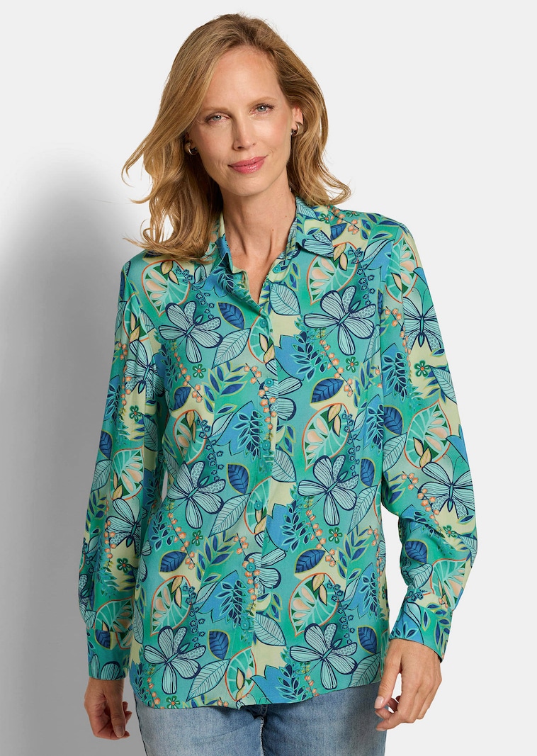 Legere Bluse mit Hemdkragen