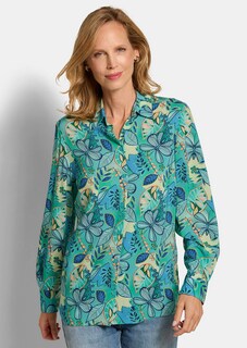 Casual blouse met een overhemdkraag thumbnail 1