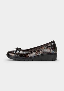 Ballerines en cuir verni structuré thumbnail 4