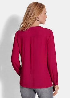 Bluse mit Rüschenkante und Biesen thumbnail 3