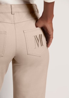 M-Jeans in gerader Form mit Logo-Stickerei thumbnail 6