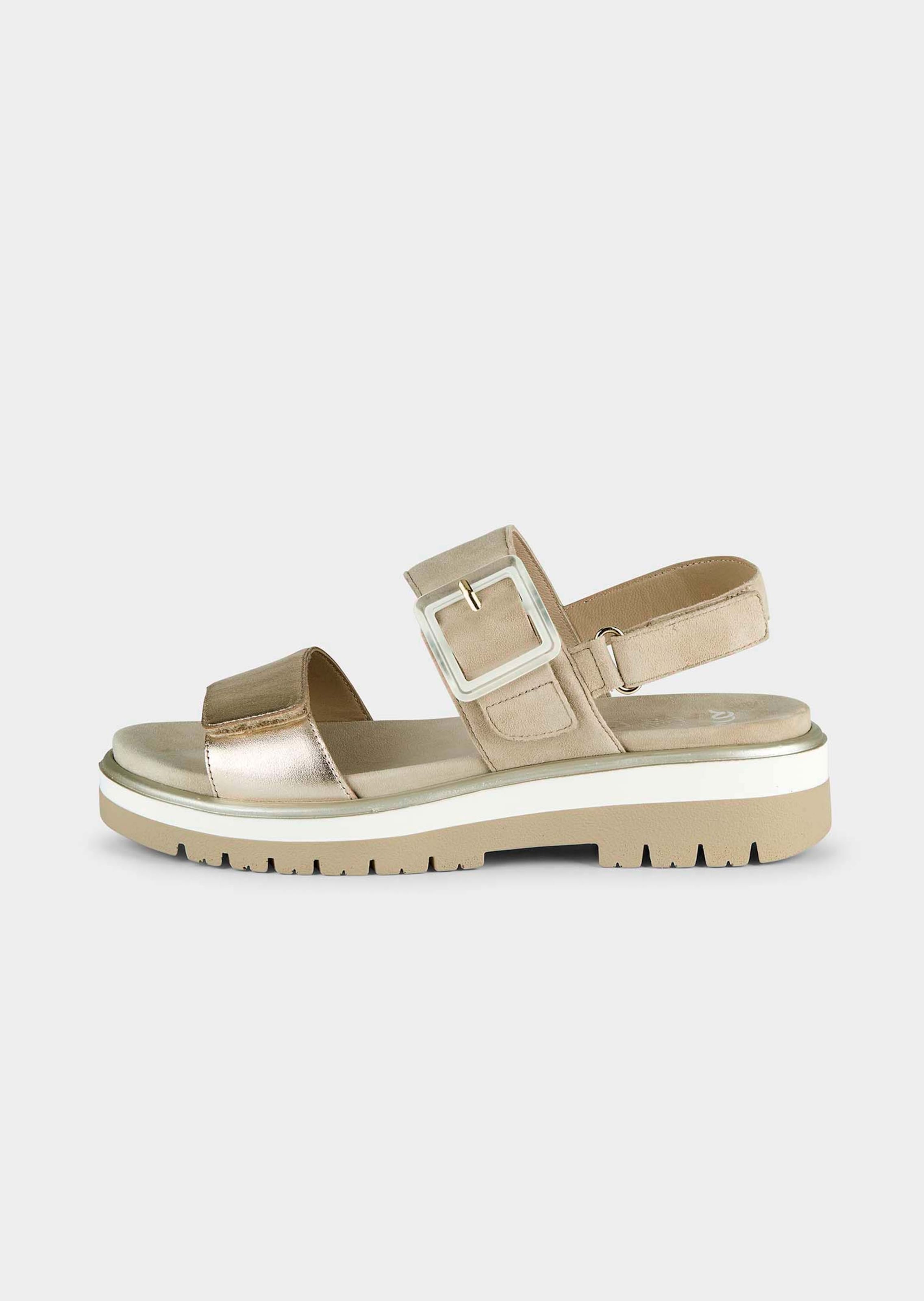 Sandalen met decoratieve siersluiting