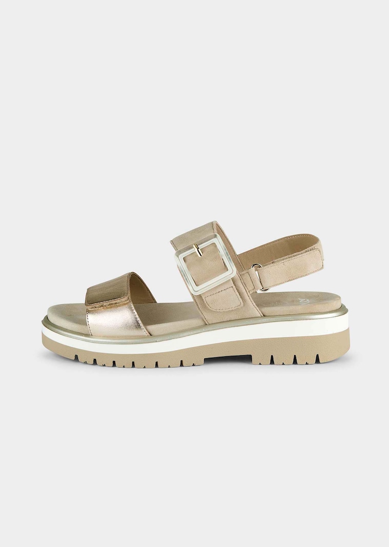 Sandalen met decoratieve siersluiting