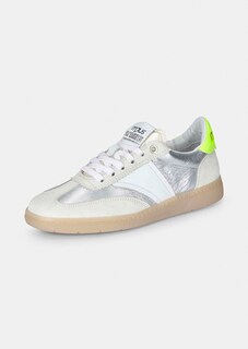 Leather trainers with a shimmer finish thumbnail 1