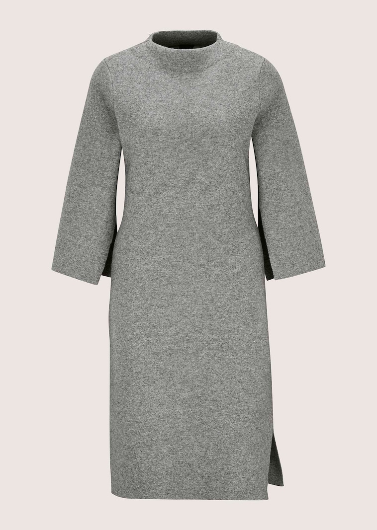 Strickkleid mit Stehkragen
