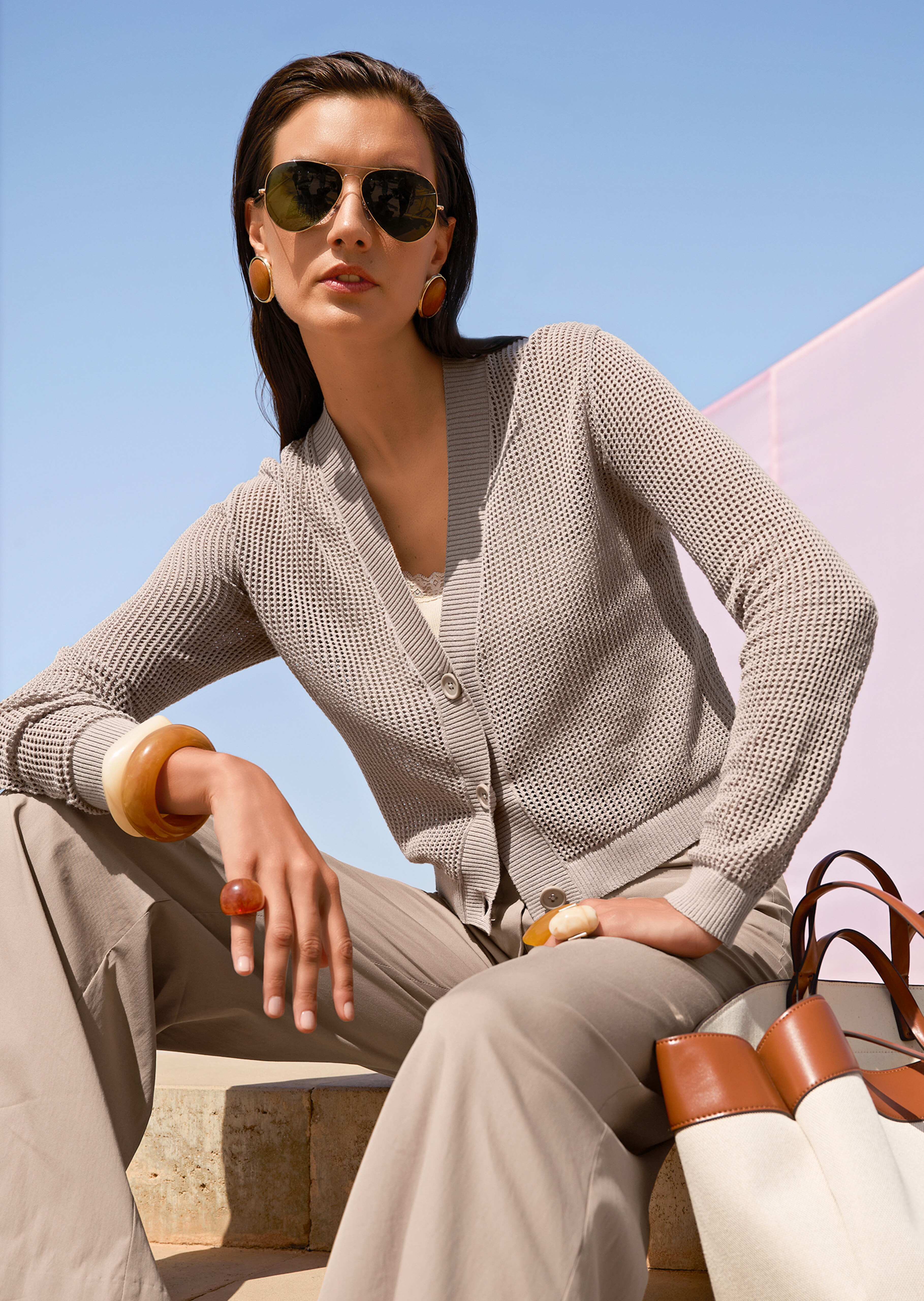 Gilet. Pur coton