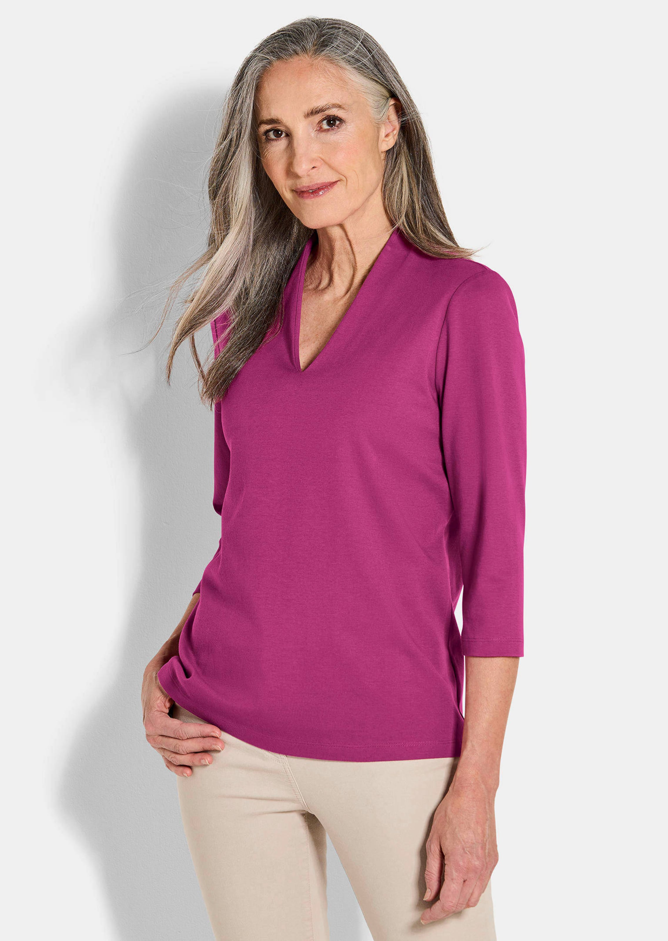 T-shirt basique en jersey interlock