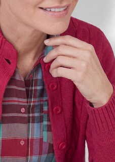 Cardigan avec motif torsadé thumbnail 5