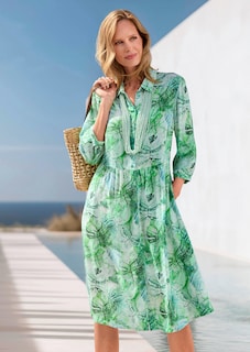 Hemdblusenkleid in Midi-Länge thumbnail 7