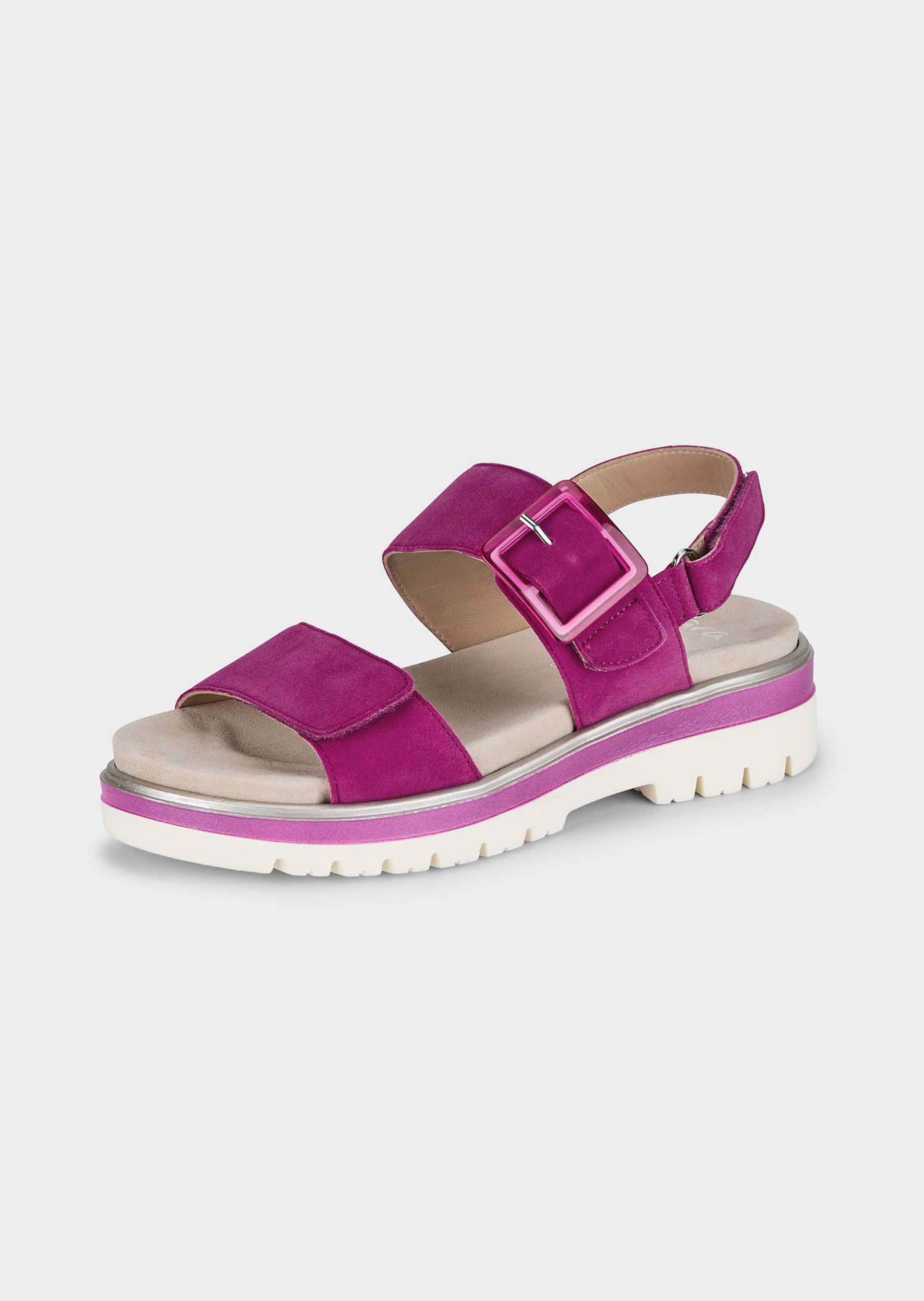 Sandalen mit dekorativer Zierschließe