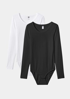 Long-sleeved bodysuit in a pack of 2 thumbnail 5