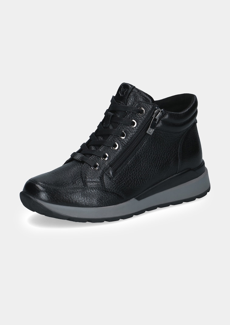Sportliche Stiefeletten aus Hirschleder