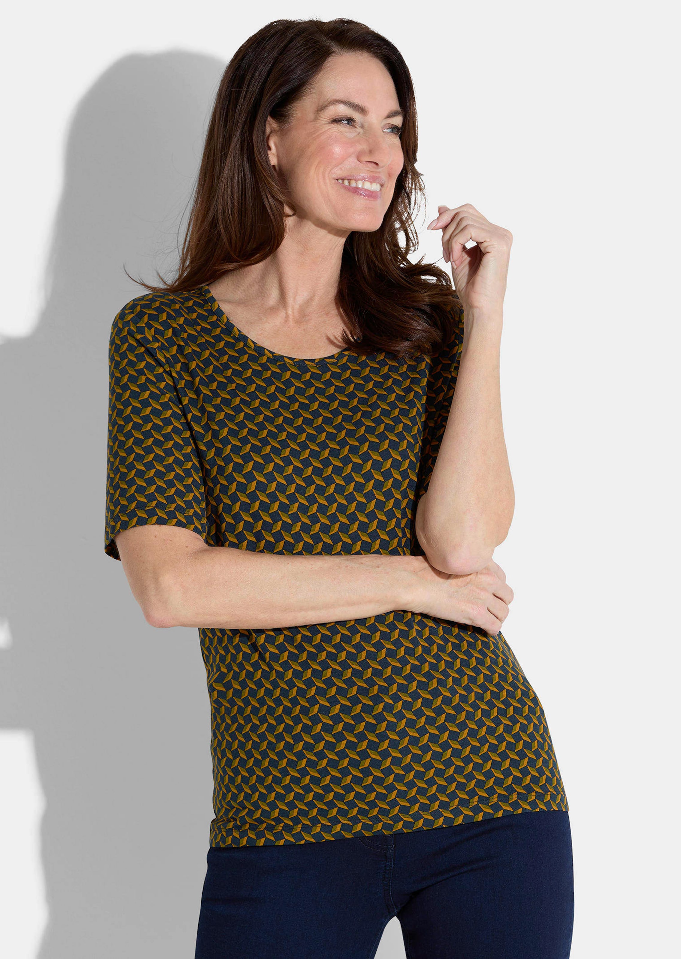 Shirt aus Viskose-Jersey