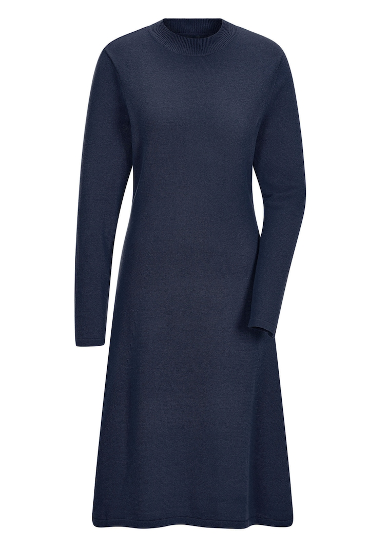 Strickkleid in femininer A-Linie