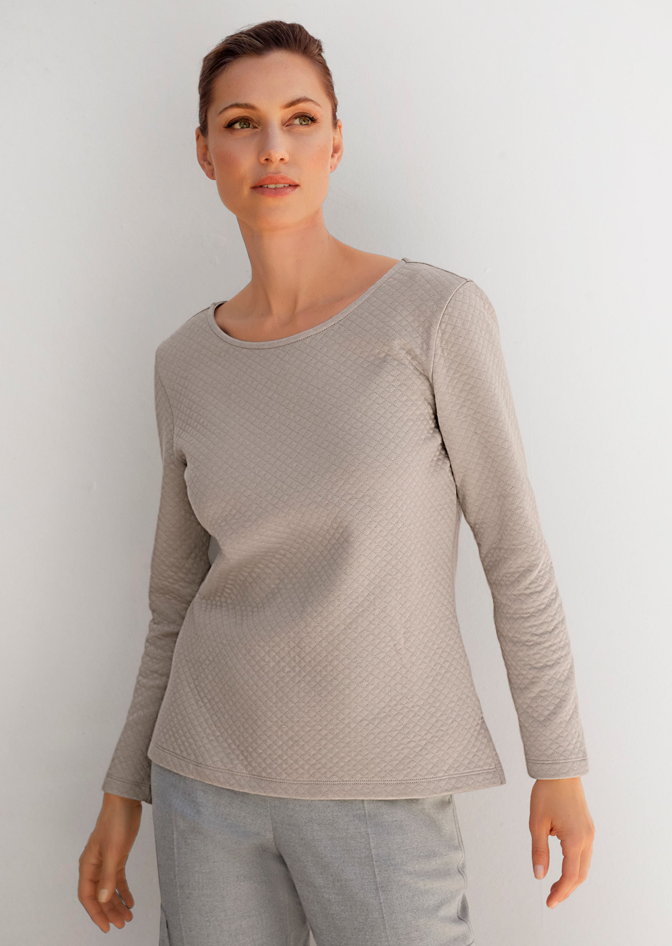 Sweatshirt mit Struktur