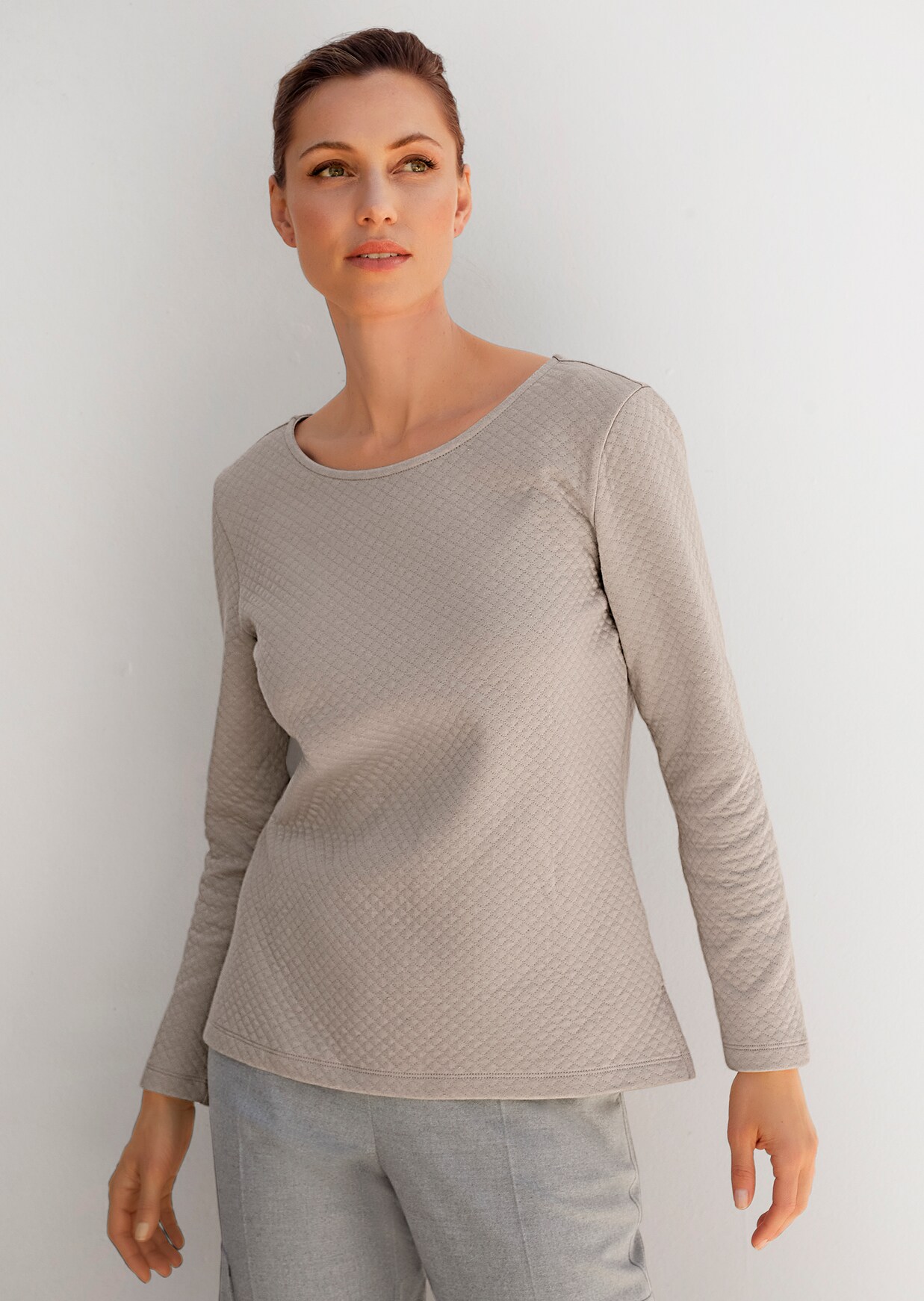 Sweatshirt mit Struktur
