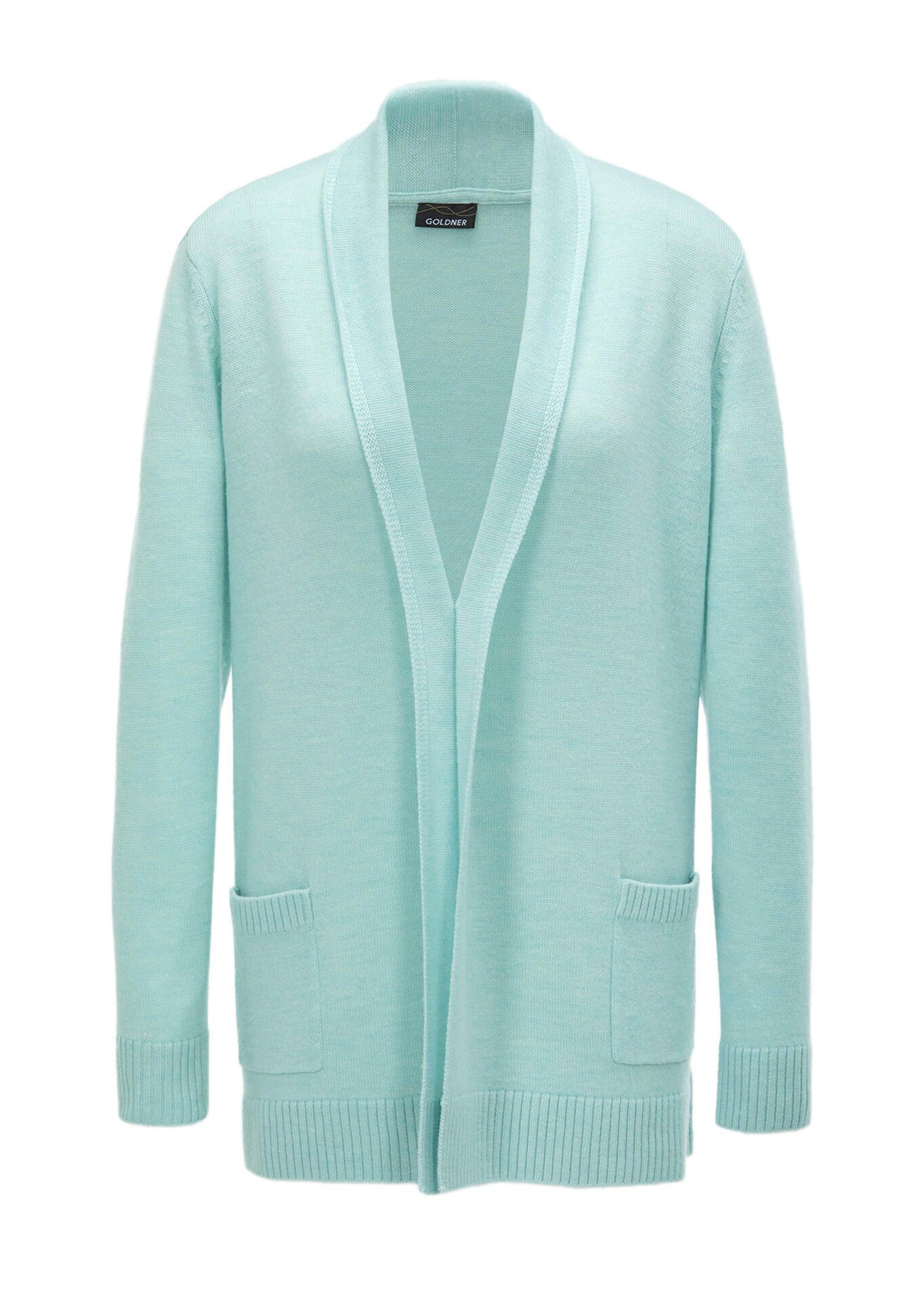 Lange Strickjacke aus Merinowolle