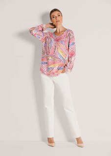 Blouse multicolore à pois thumbnail 3